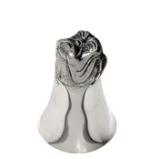 2oz. Pewter Bulldog Head Stirrup Cup by Salisbury Fine Metal Artisans