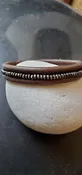 Chan Lulu Sterling Silver & Leather Bracelet