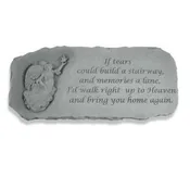 Angel Bench W/ If Tears Could...