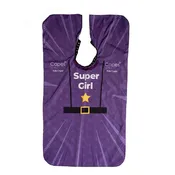 Toddler Waterproof Haircutting "Dress Up" Capes - Super Girl - Hair Capes and Aprons Co