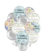 12 Anniversary Mylars