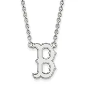 Boston Red Sox MLB Sterling Silver Large Pendant Necklace