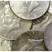 $10 Face Value 40% Silver Kennedy Half Dollars, (20 coins) - SKU #40010