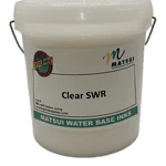 Matsui Clear SWR (WS0574) | Water-Based Clear Mixing Base for Water-Repellent Fabrics — Nylon Windbreakers, Coated Polyester, DWR-Treated Outerwear — Mix with Neo Pigments for Custom Colors, Soft Hand, PVC-Free - River City Supply