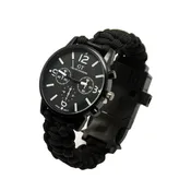 Outdoor Multi Function Camping Survival Watch Bracelet Tools With LED Light