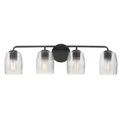 Maxim 21414CRKB Honey 4 Light Bathroom Vanity Light | Kentucky Bronze