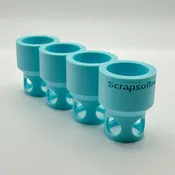 Stickles Holder – 4-Bottle Upside-Down Storage Stand - Scraps of Love
