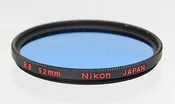 VTG Nikon Blue B8 52mm Filter Camera MINT CONDITION