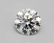 0.40 Carat Round Cut Lab Grown Diamond VVS2 D