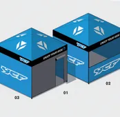 HALF SIDE WALL - FOR YCF FOLDING TENT