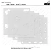 LF3967 Candy Hearts Stencils