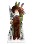 22" Santa With Trees & Toys