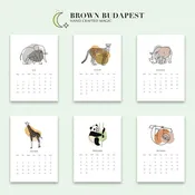 2021 Desk Calendar - Animals