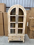 arched cabinet w/w elm