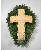 ALL WHITE  ROSE CROSS