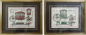 After Diderot, Pair of Hand Colored Copper Engravings, 1754