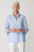 3/4 Sleeve Ginna Oxford Blue