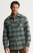 2-Pack Heritage Flannel Shirt + Thermal Crewneck