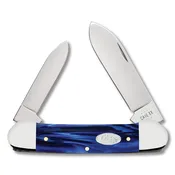 Case Canoe Blue Pearl Kirinite Stainless Pocket Knife