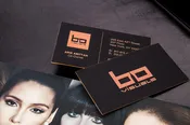 Hard Suede Business Cards
