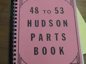 1948-1953 Hudson Parts Book