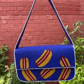 Beaded Hot Dog Purse
