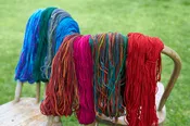 Lana Boucle - Hand Painted