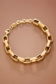 18K Gold Plated Waterproof Stainless Steel Chain Bracelet