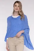 Alashan Cashmere Dress Topper - Blue Horizon