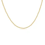 15" Choker Beaded - Classic Gold 2mm