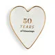 50 Year Heart Trinket Dish