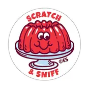 Cherry Jiggle Scratch & Sniff Stickers