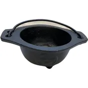 3" Pentacle Cast Iron Cauldron
