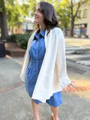 Alessia Shawl Collar Open Coat