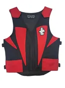 EPT Bull Riding Vest v3.0- Black & Red Cordura Child Sizes