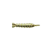 14K Gold Diamond Articulated Fish Charm