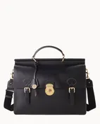 Alto Double Gusset Buckle Briefcase