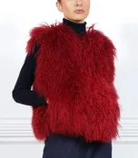 Curly Shearling Vest