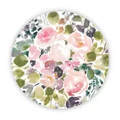 Pink Flower Bouquet Watercolor Sticker