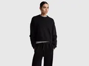 100% cotton sweatshirt with logo print