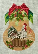 12 Days of Christmas- 3 French Hens CANVAS ONLY