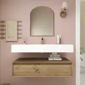 Alysa 42’’ Floating Bathroom Vanity Set with FLX16 Acrylic Sink