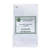 11" x 18" Golf Towel with Logo.