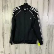 Athletic Jacket By Adidas In Black, Size: L