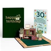 30th Birthday Houseplants Pop-Up Card and Sentiment Set