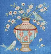 JG191 CHINOISERIE VASE 1 by Janice Gaynor