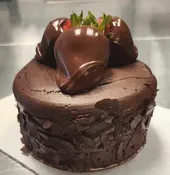 5 inch Chocolate Fudge Double Layer Cake