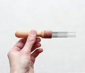 Cherry Wood Needle Felting Tool - holds up to 8 needles