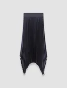 Ade Knit Weave Plissé Skirt