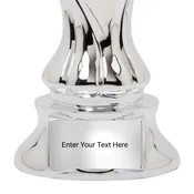 20" Metal Plated Tournament Soccer Trophy with Personalized Engraving Plate